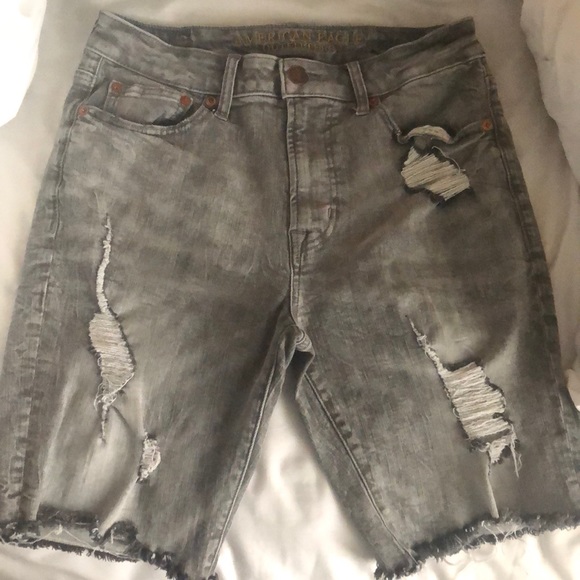men's flex jean shorts